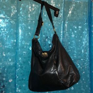 100% Authentic Black COACH Purse 👜 w/ 2 Straps